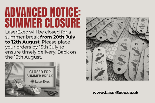 Advanced Notice - Summer Closure – Please Order in Time