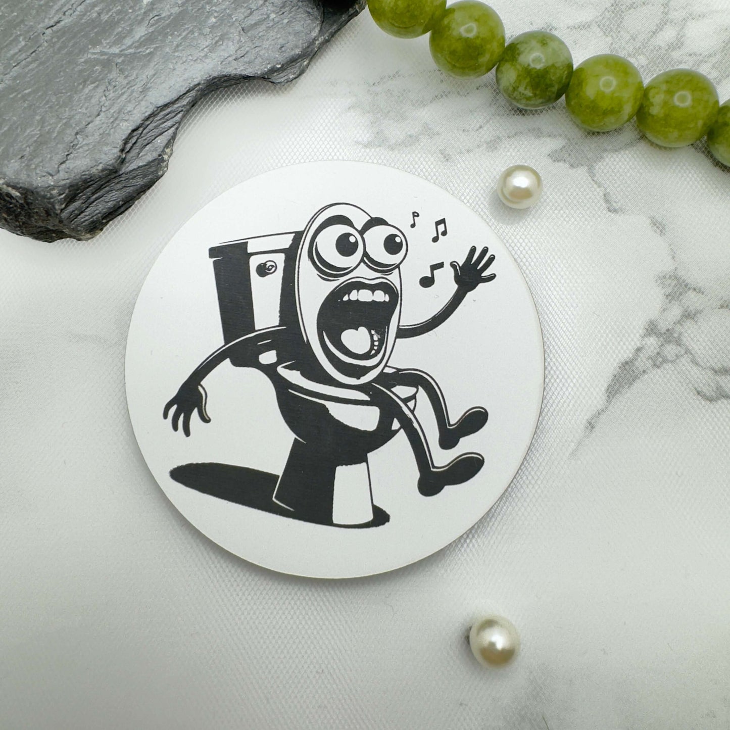 Skibidi toilet meme, fridge magnet free delivery U.K.