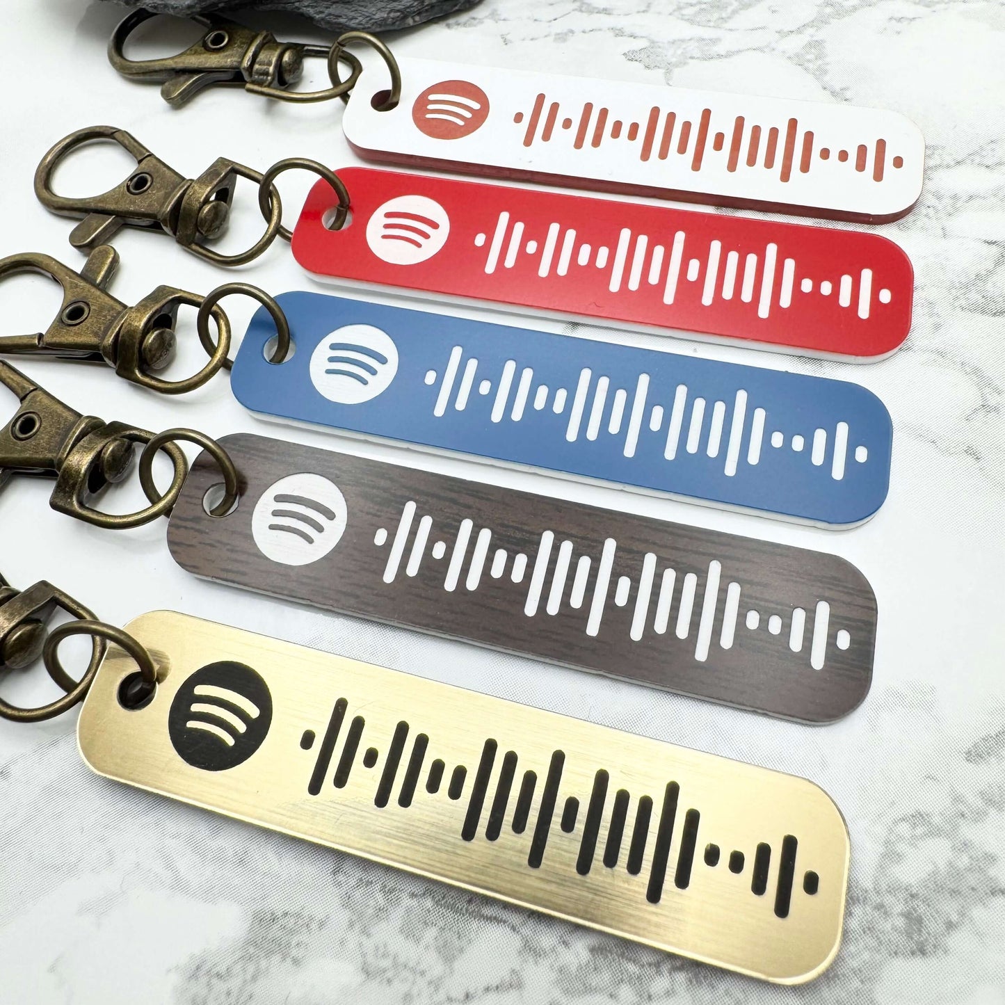 Spotify Code Keyring | Custom engraved gifts