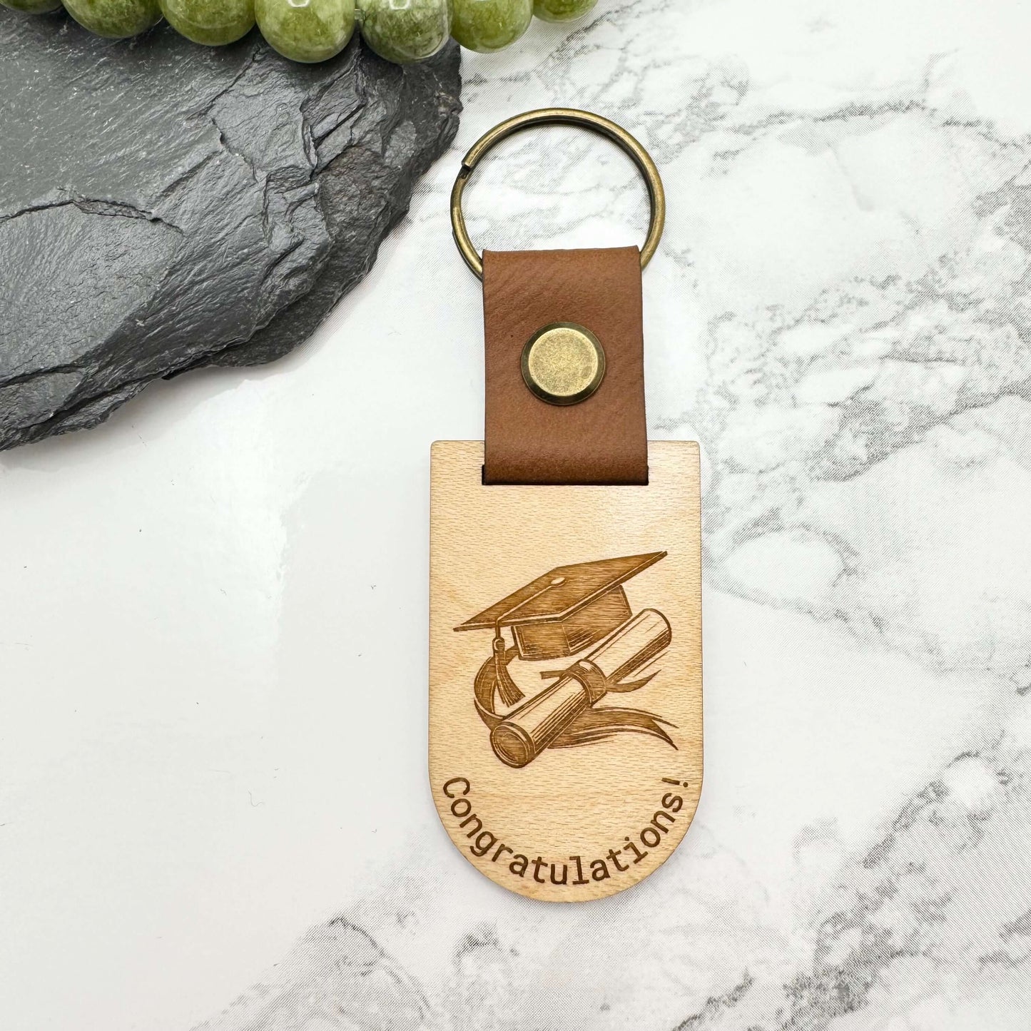 Graduation Gift Personalised keyrings, Custom keepsake | Engraved gifts