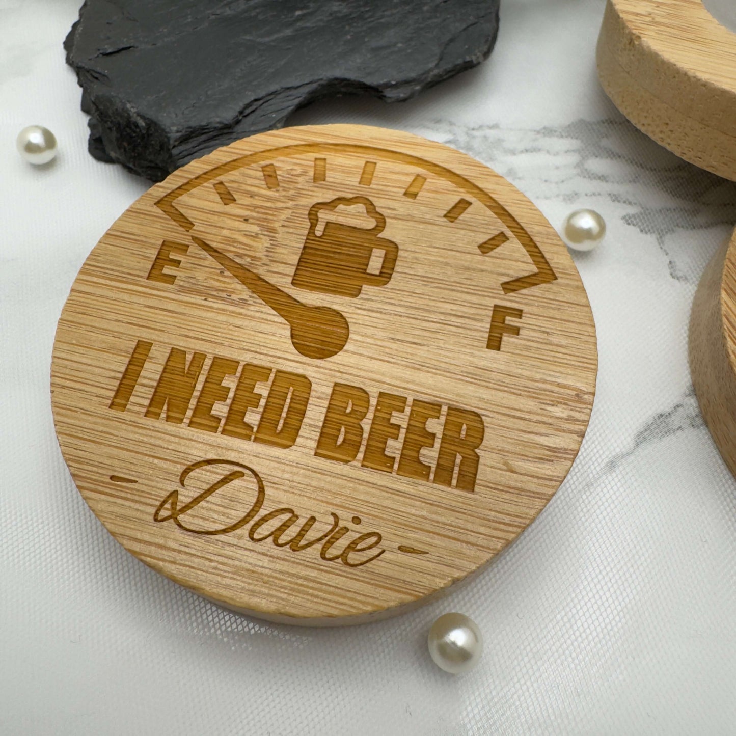Personalised Wooden Bottle Opener & Fridge Magnet