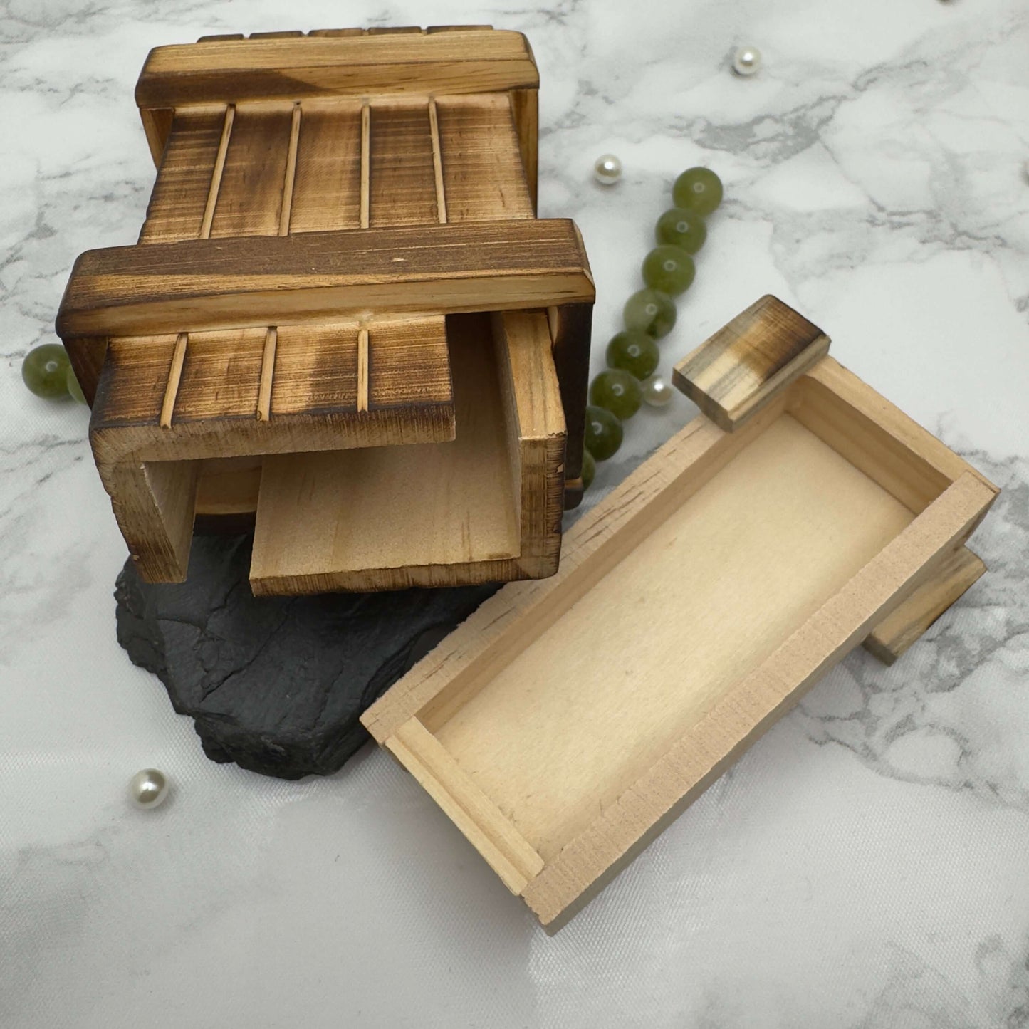 Personalised Wooden Puzzle Box – Secret Mystery Box | Custom Hidden Compartment Box | Unique Gift for Him & Her | Handmade Secret Safe