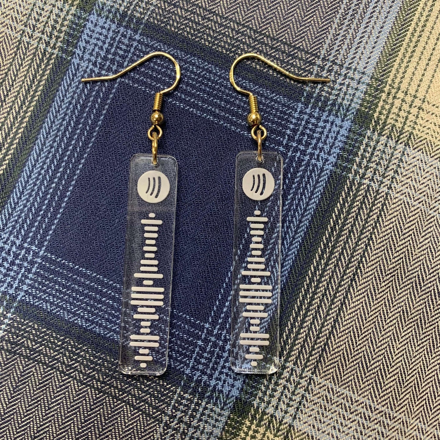 Spotify Code Earrings, Music Gifts, Spotify Earrings, Spotify Code, Playlist Earring, Personalised Scannable Spotify, Birthday, Christmas