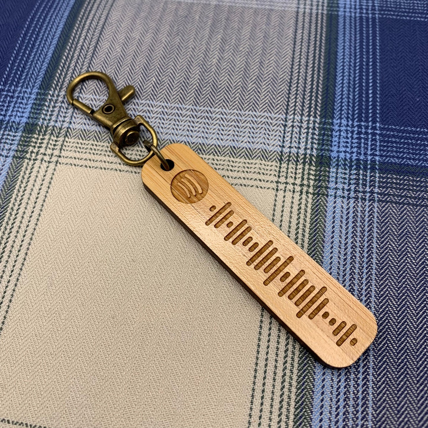 Spotify Code Keyring Wood Cherry Maple Bamboo Personalised Spotify Spotify Keyring Spotify Code Wood Keychain Birthday Christmas gift