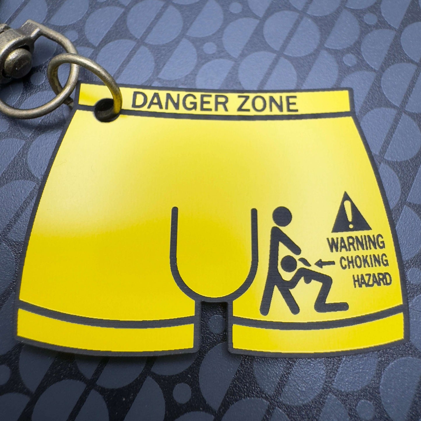 rude keyring funny gifts chocking hazard