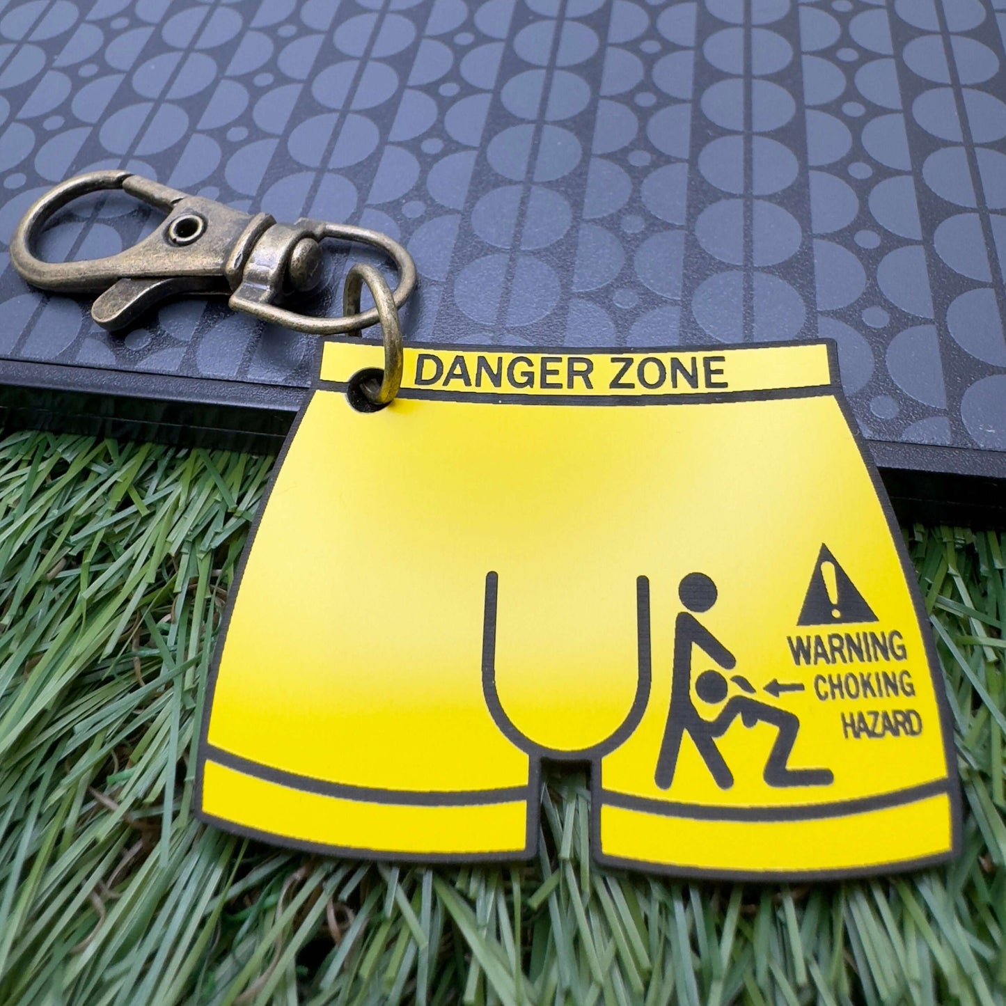 rude keyring funny gifts chocking hazard