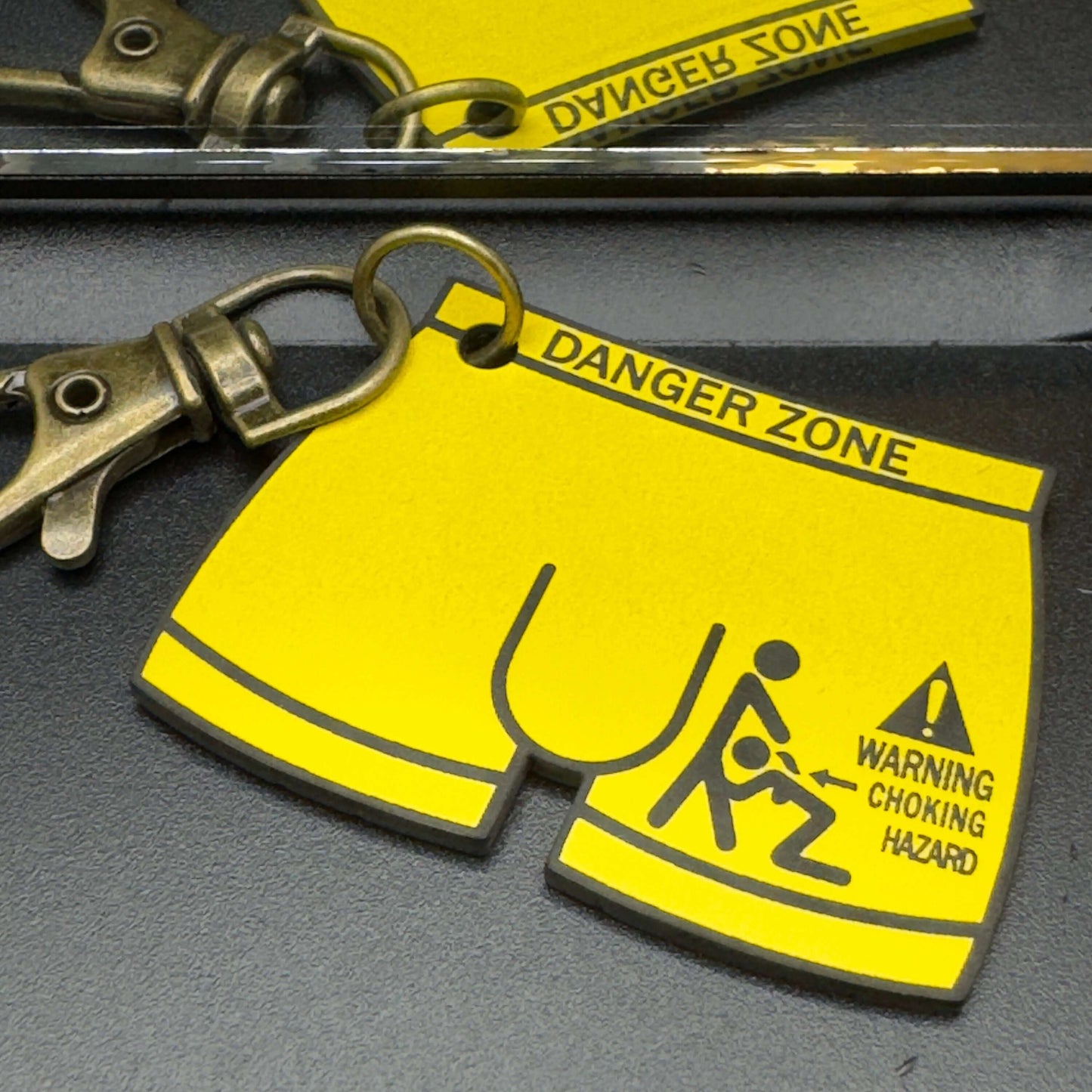 rude keyring funny gifts chocking hazard