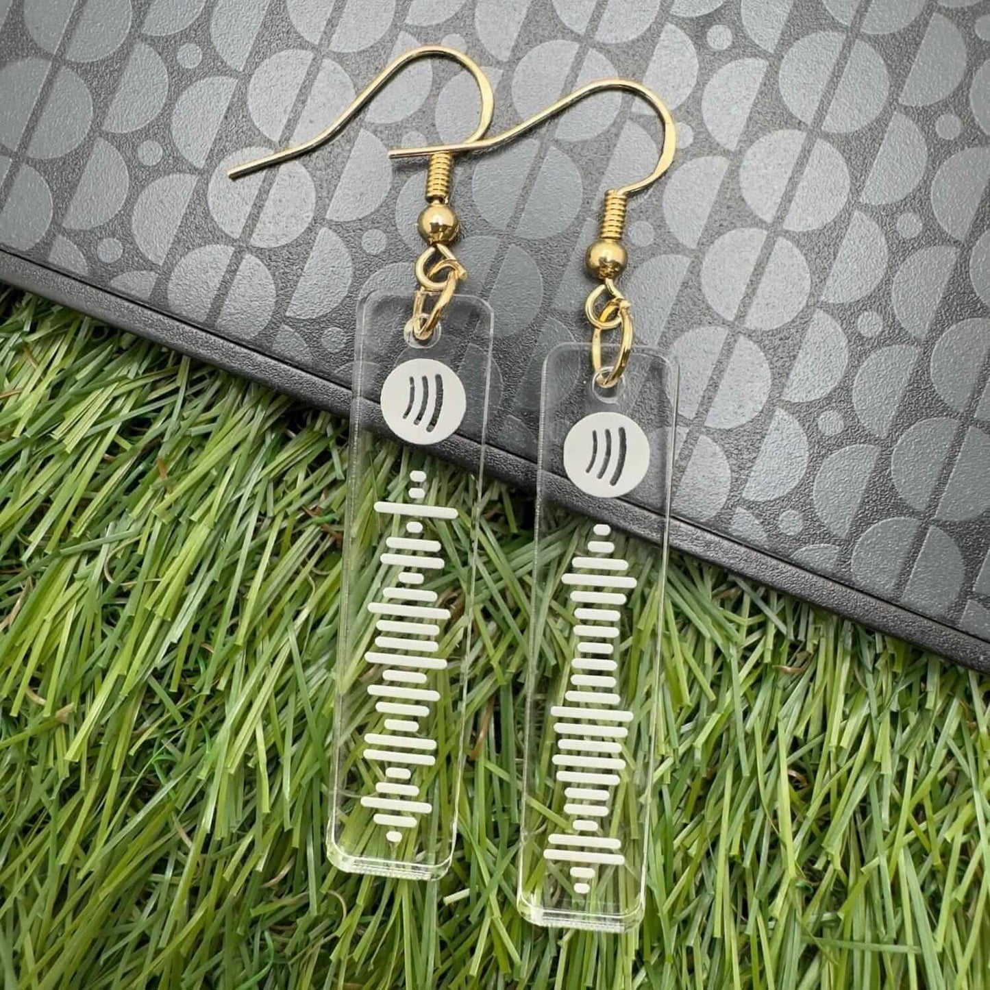 Spotify Code Earrings, Music Gifts, Spotify Earrings, Spotify Code, Playlist Earring, Personalised Scannable Spotify, Birthday, Christmas