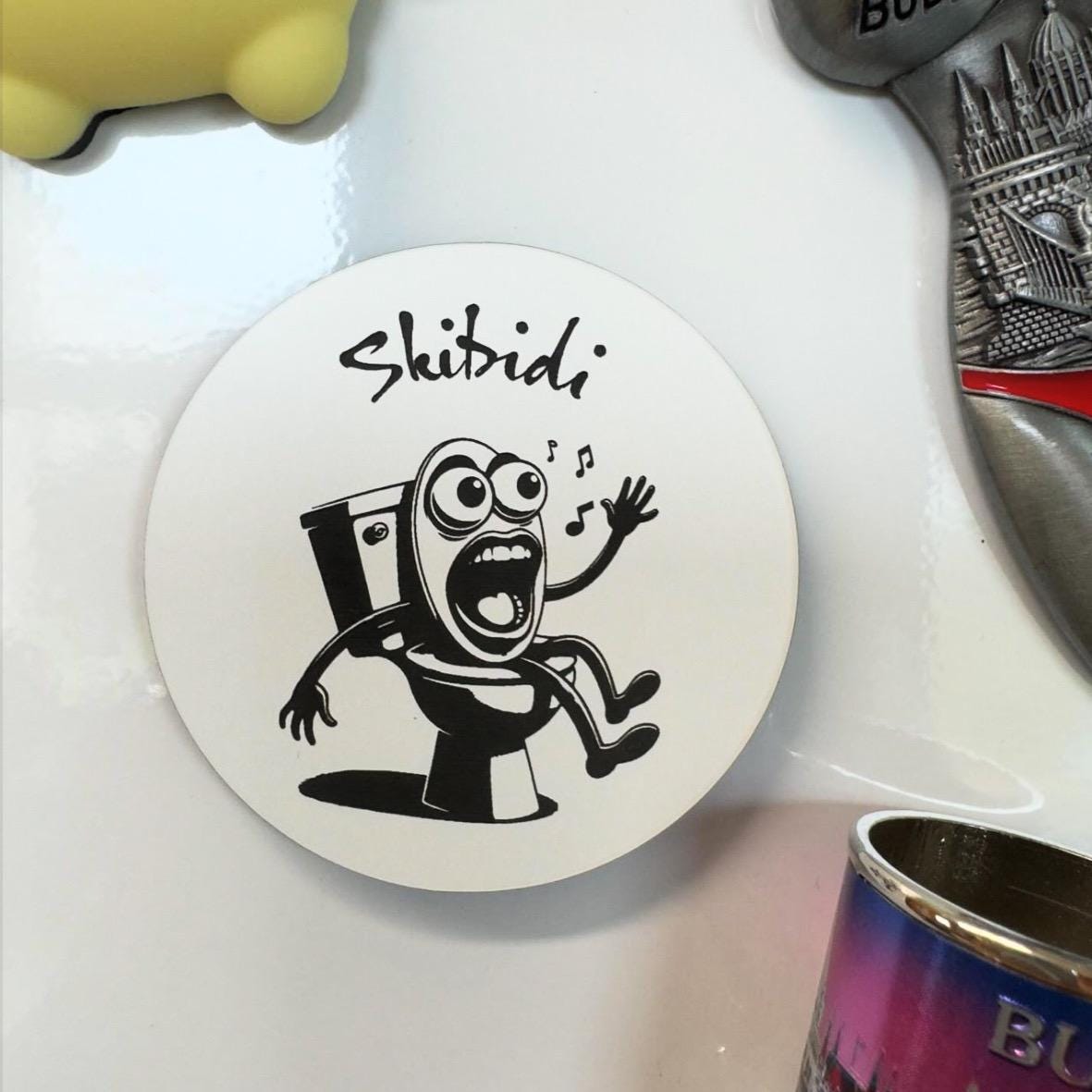 skibidi meme frisge magnet personalised teenage social media meme