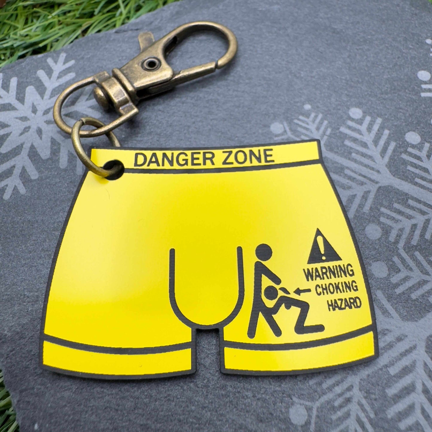 rude keyring funny gifts chocking hazard