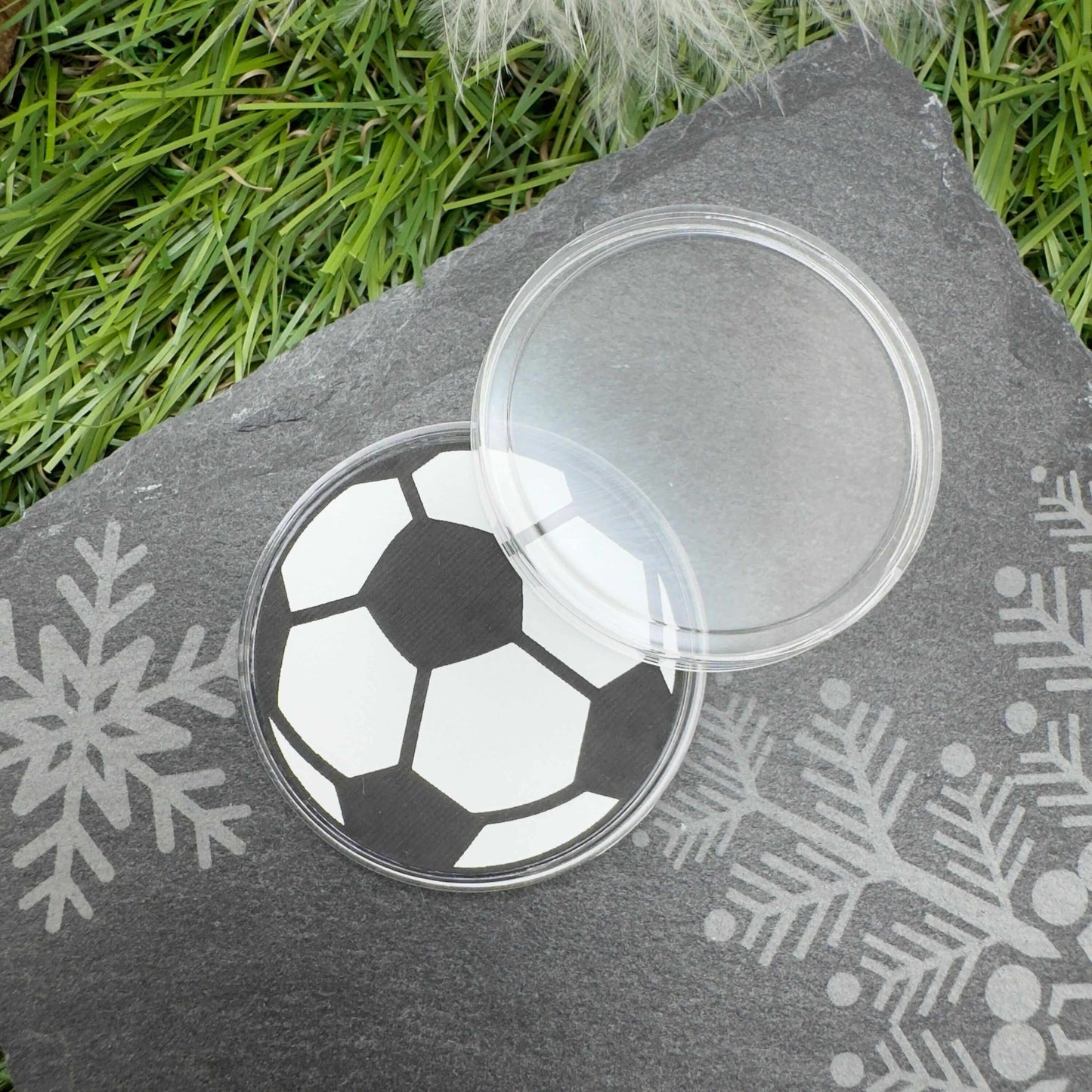 football token soccer keepsake personalised football gift