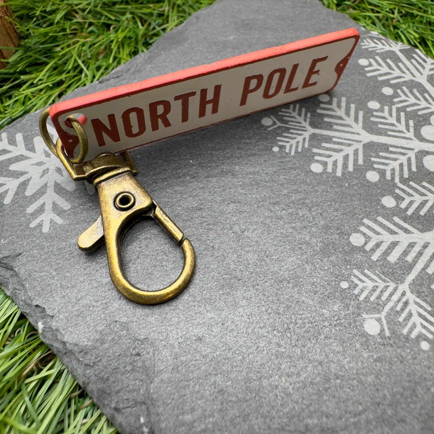 North Pole keyring Christmas vibes