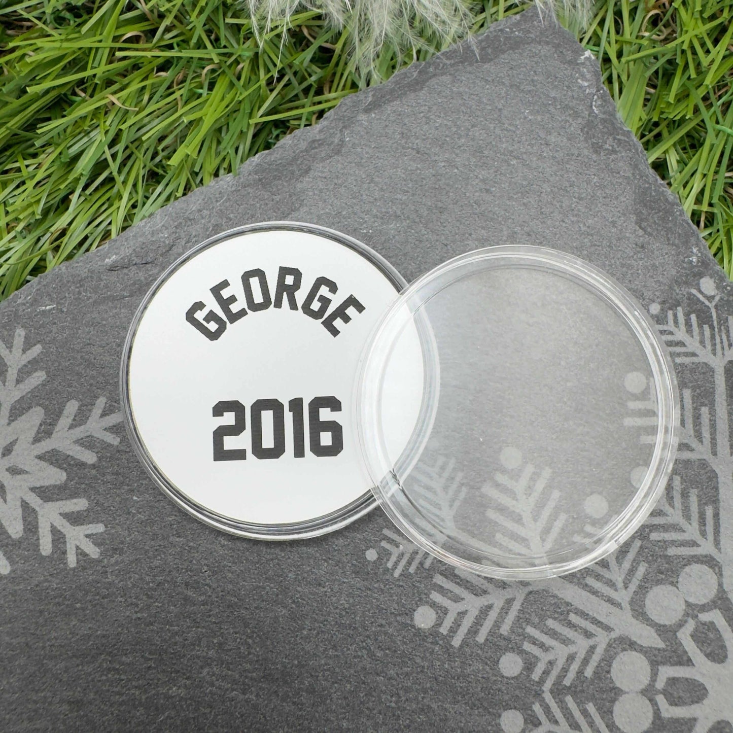 football token soccer keepsake personalised football gift