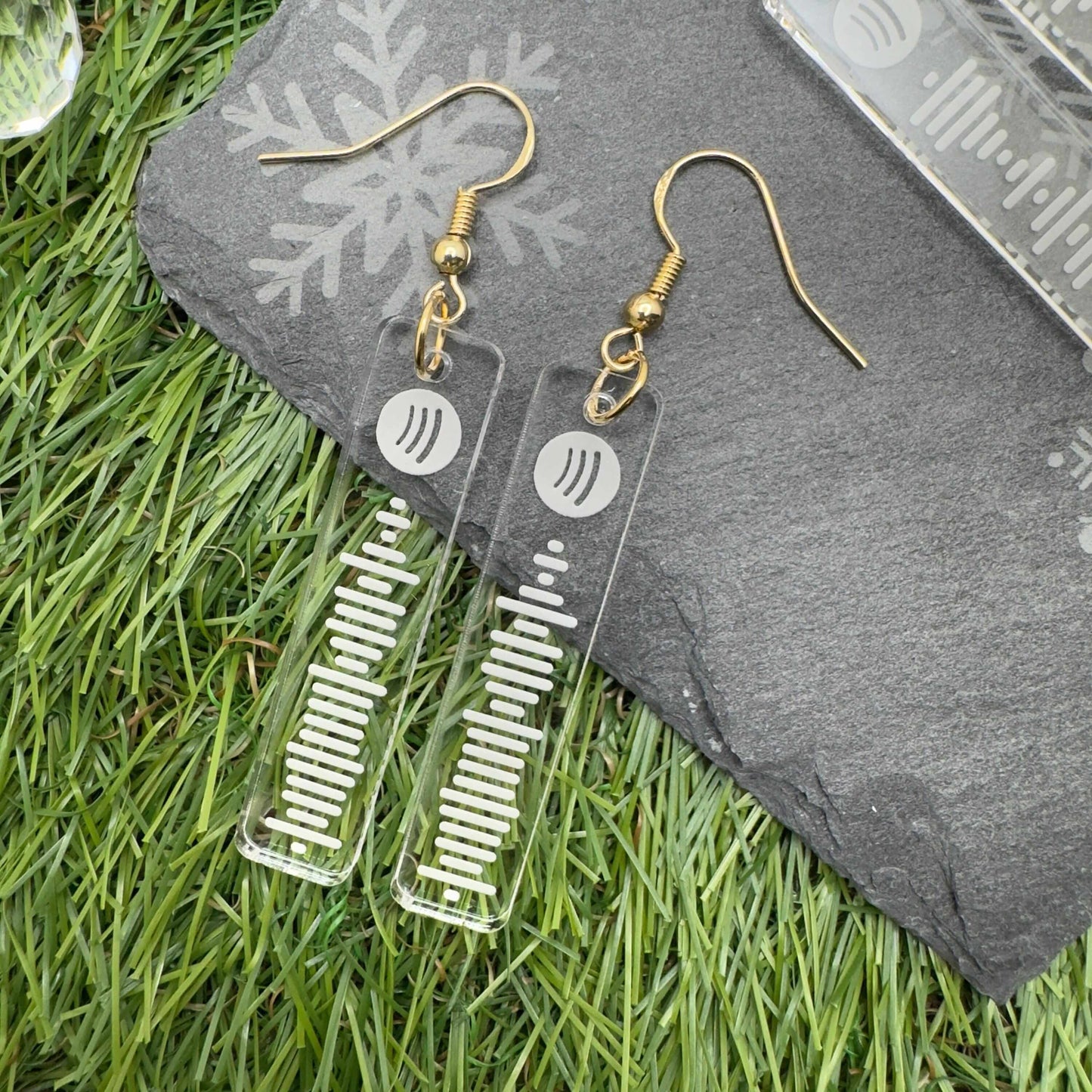 Spotify Code Earrings, Music Gifts, Spotify Earrings, Spotify Code, Playlist Earring, Personalised Scannable Spotify, Birthday, Christmas
