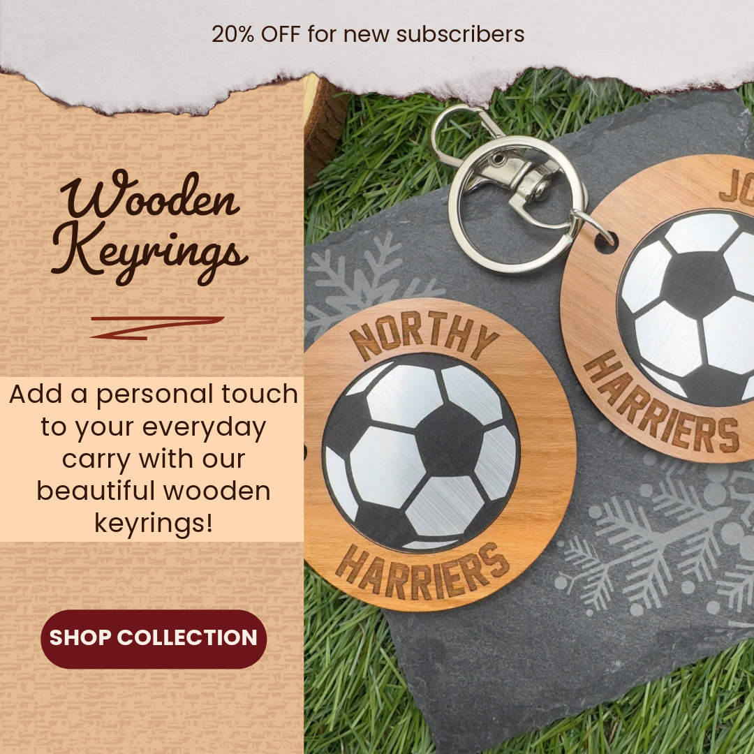 Wood keyrings