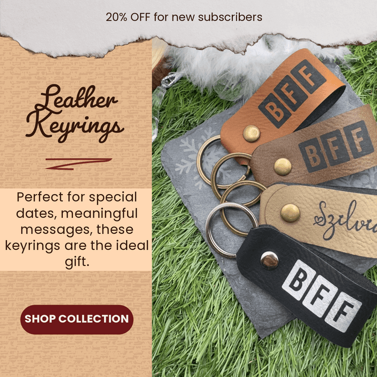 Leather keyrings