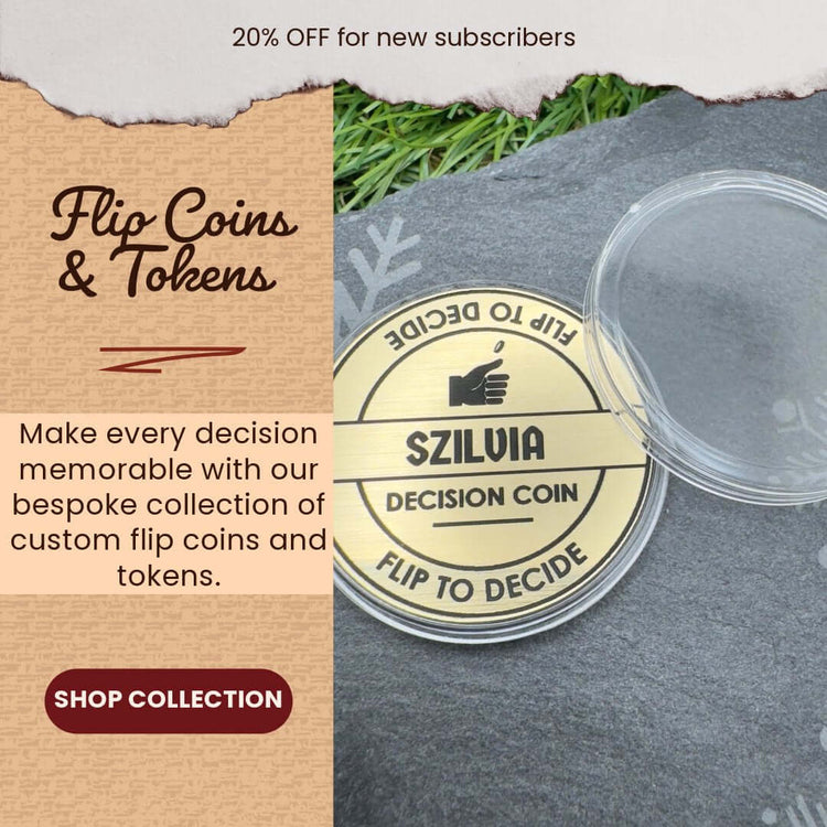 Custom Flip Coins & Tokens