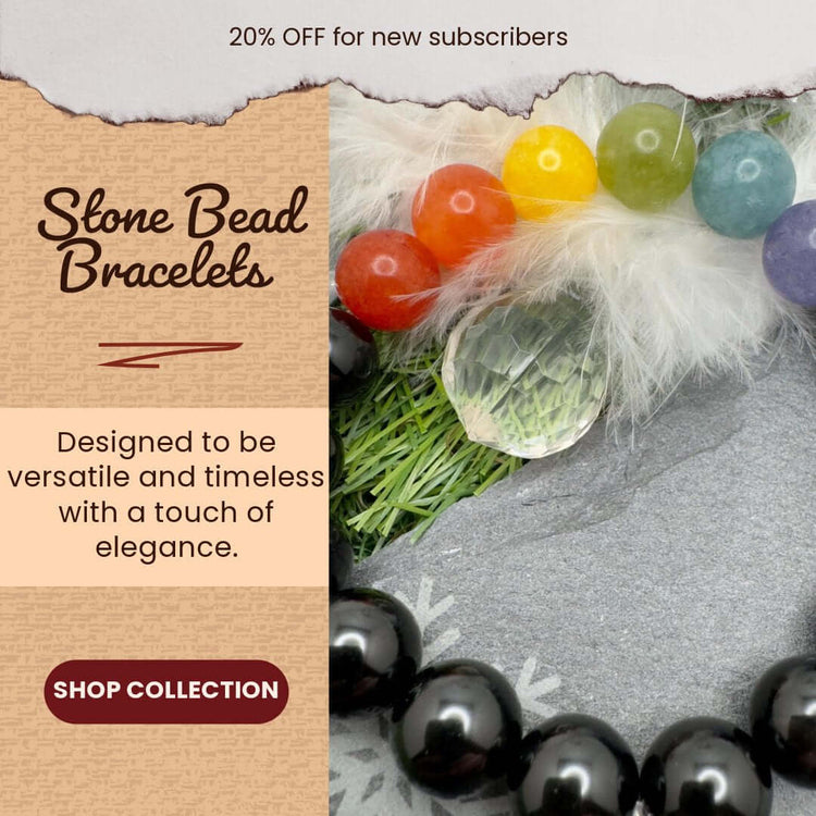 Crystal Stone Bead Bracelets