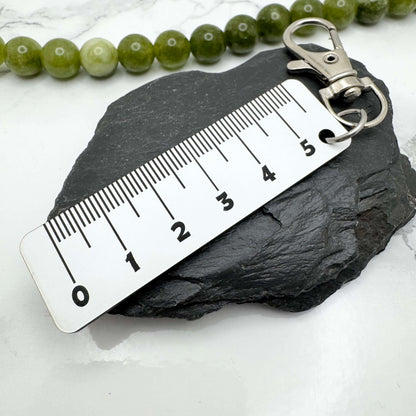 Mini Real Ruler Keyring | 5cm Pocket Measuring Tool