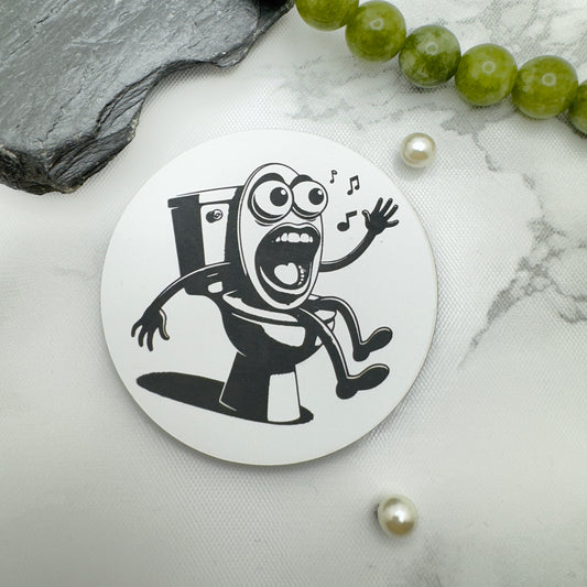 Skibidi toilet meme, fridge magnet free delivery U.K. 