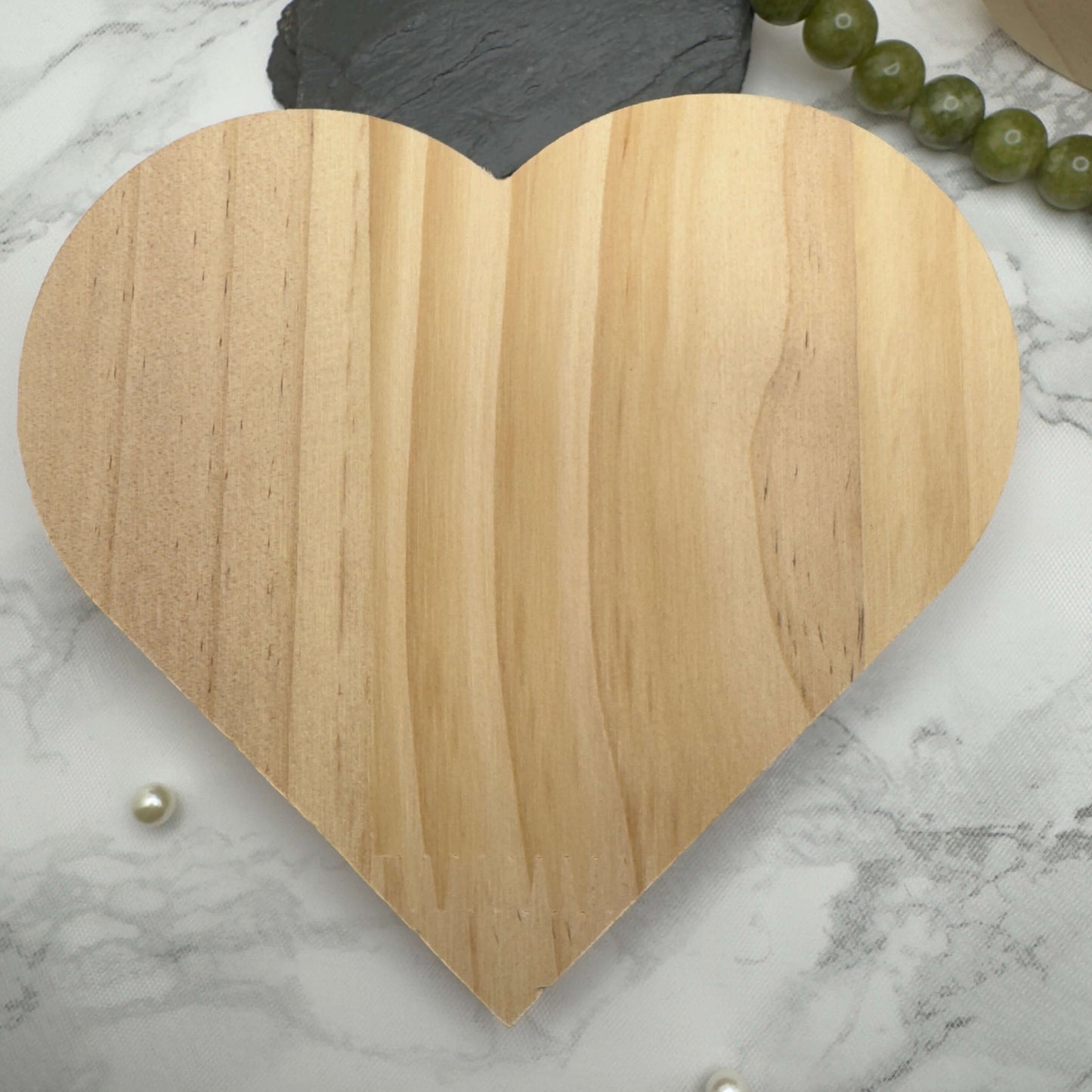 Personalised Wooden Heart Block | Custom Engraved Rustic Décor | Freestanding Gift for Weddings, Anniversaries & Home Decoration