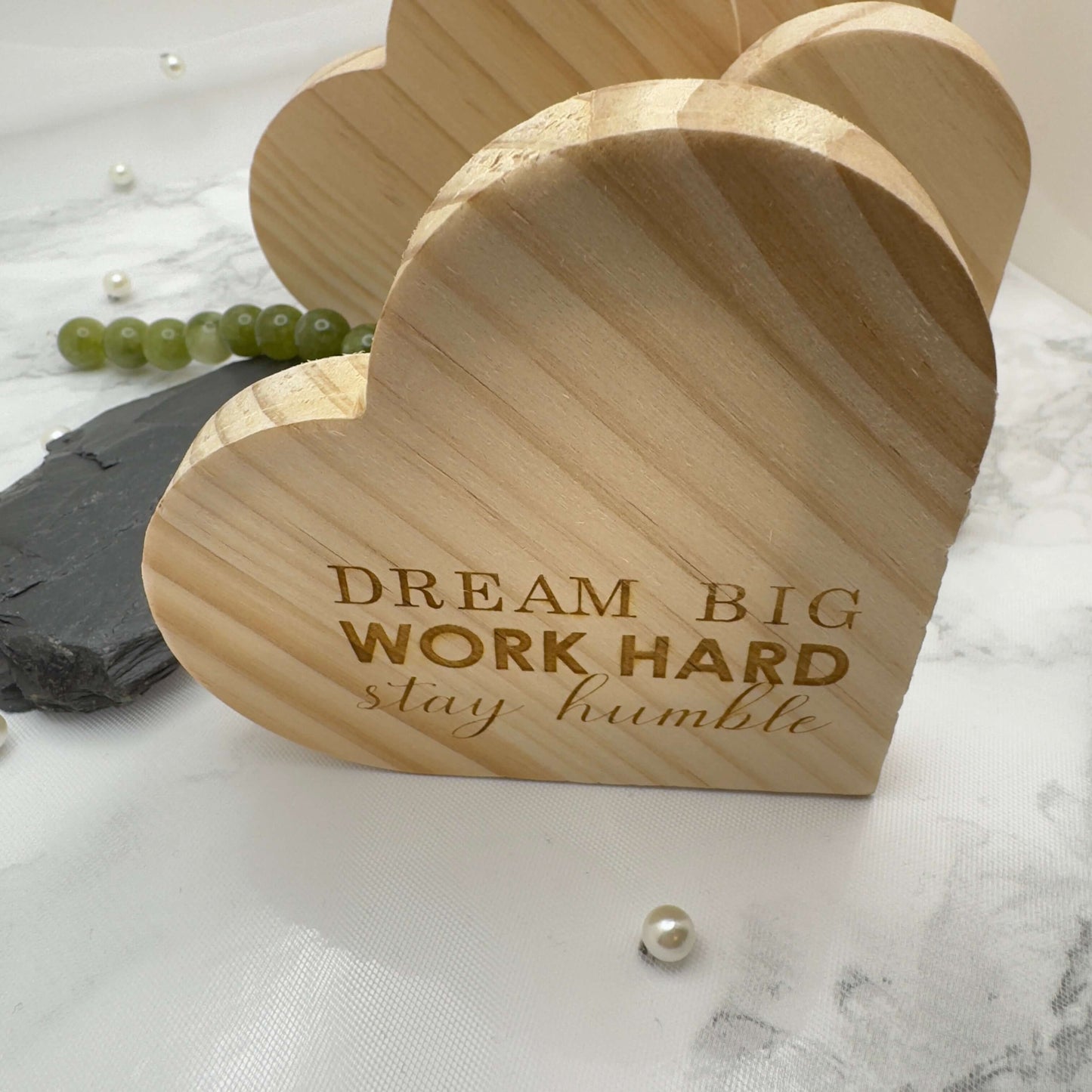 Personalised wooden heart block, custom engraved rustic decor, for weddings, anniversaries, free delivery, U.K. 