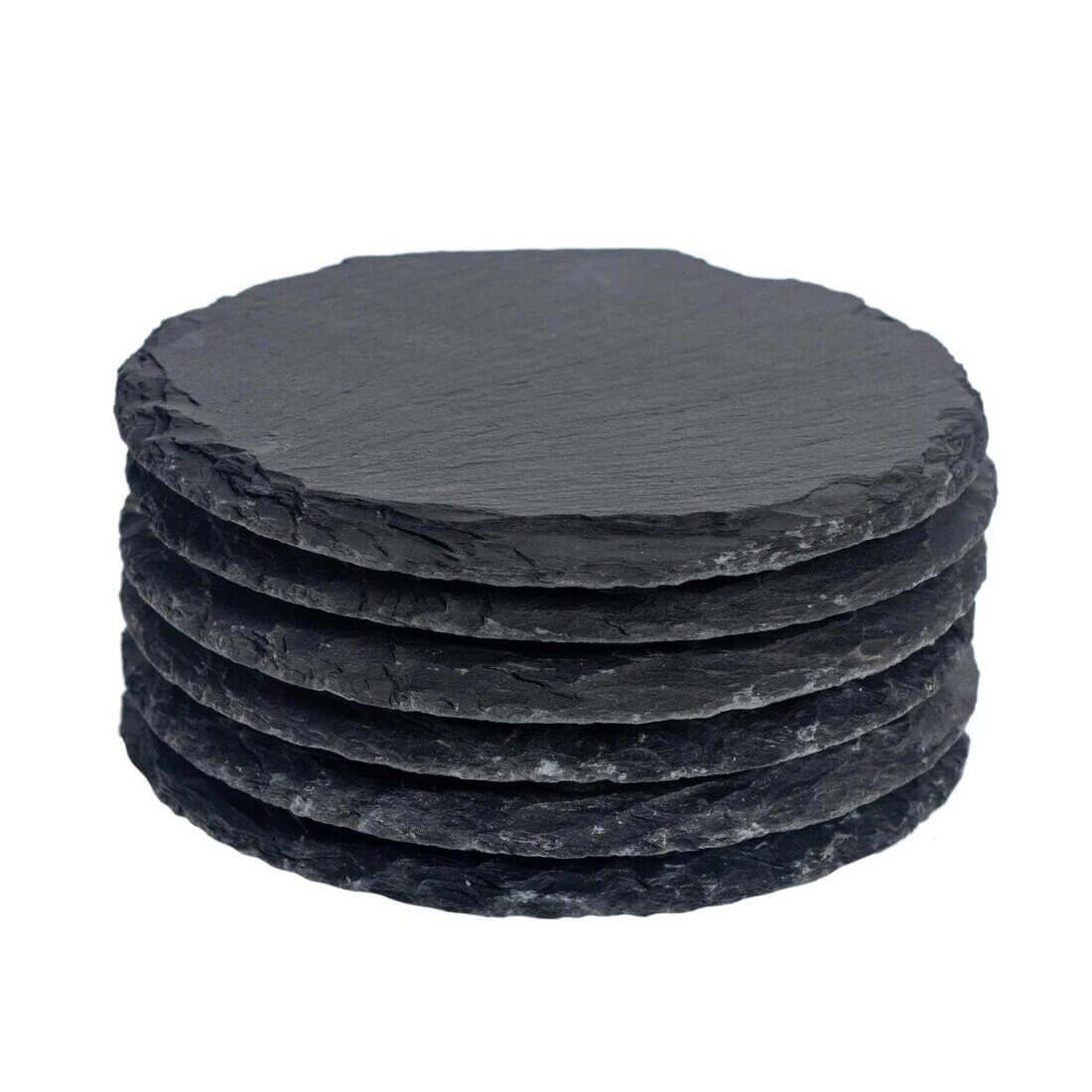 spiral text personalised text custom coaster slate tableware
