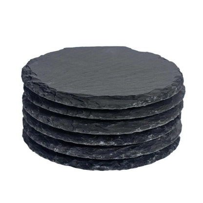 spiral text personalised text custom coaster slate tableware