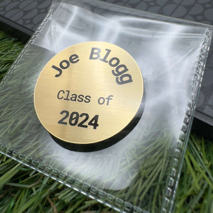 Graduation custom keepsake token