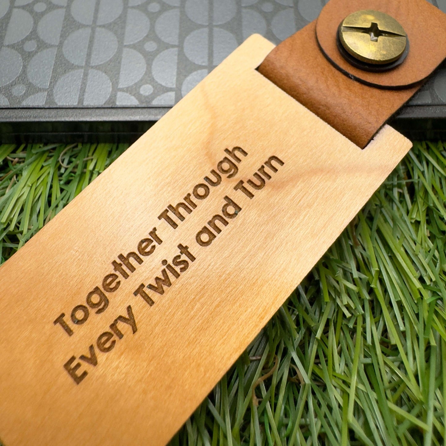 Unique Solvable Maze Keyring Personalised Custom Engraving, Interactive Puzzle Keyring, Anniversary Gifts, Birthday gift, Christmas gift