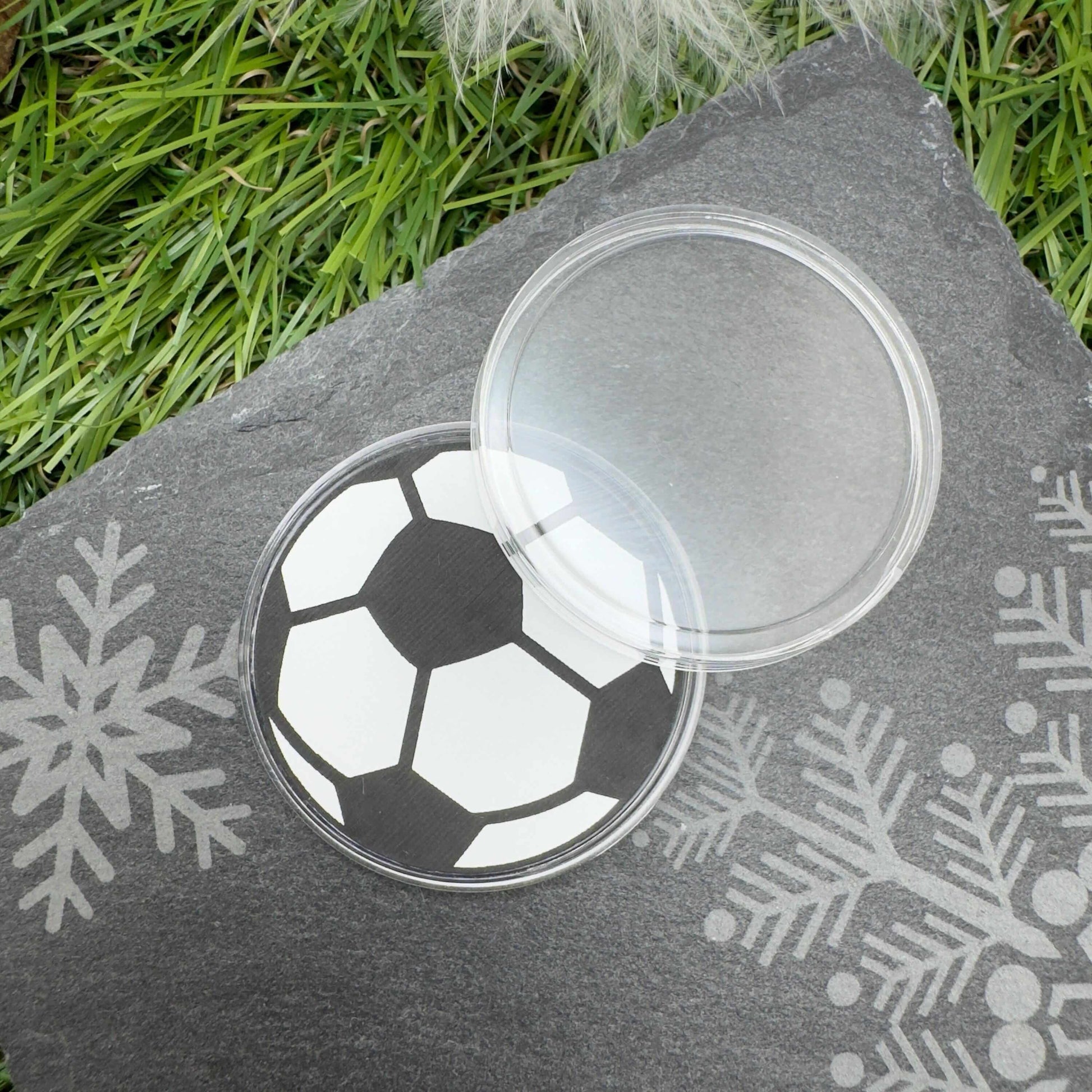 football token soccer keepsake personalised football gift