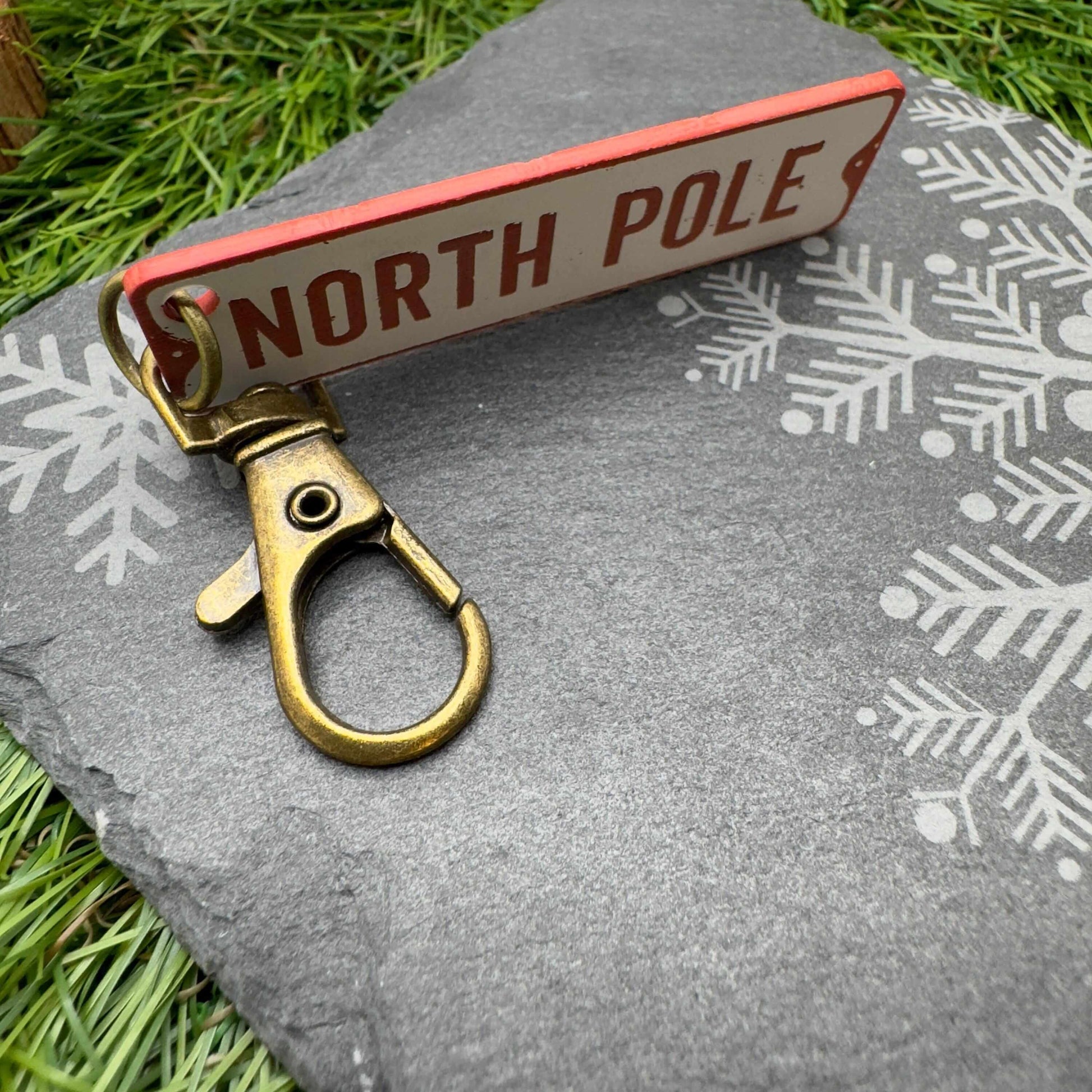 North Pole keyring Christmas vibes