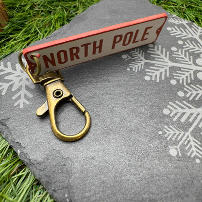 North Pole keyring Christmas vibes