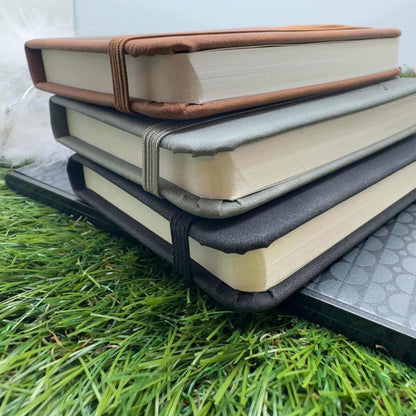 personalised leather small mini notebook travel journal